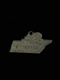 Tennessee Sterling Silver Charm Pendant