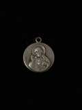 Christian Sterling Silver Charm Pendant