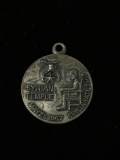 Syrian Temple Sterling Silver Charm Pendant