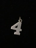 4 Sterling Silver Charm Pendant