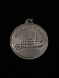 New Orleans Sterling Silver Charm Pendant
