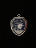 Minnesota Land of 10000 Lakes Sterling Silver Charm Pendant