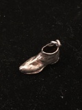 Mens Boot Sterling Silver Charm Pendant