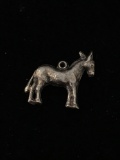Donkey Sterling Silver Charm Pendant