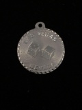 Las Vegas Nevada Pair of Dice Sterling Silver Charm Pendant