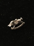 Rocking Chair Sterling Silver Charm Pendant