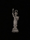 Statue of Liberty Sterling Silver Charm Pendant