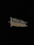 Spring Lake High School Sterling Silver Charm Pendant