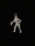 Astronaut Sterling Silver Charm Pendant