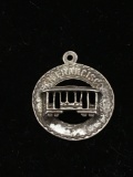 San Francisco Cable Car Sterling Silver Charm Pendant
