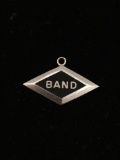 Band Sterling Silver Charm Pendant