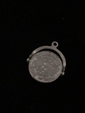 Worlds Fair New York 1964-1965 Sterling Silver Charm Pendant