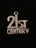 21st Century Sterling Silver Charm Pendant