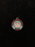 Fort Dodge Museum Iowa Sterling Silver Charm Pendant