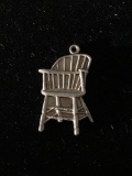 Grand Rapids Chair Sterling Silver Charm Pendant