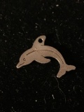 Dolphin Sterling Silver Charm Pendant
