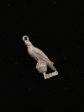Pigeon Bird Sterling Silver Charm Pendant