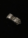 Driving Car Sterling Silver Charm Pendant