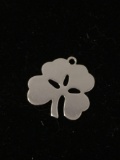 4 Leaf Clover Sterling Silver Charm Pendant