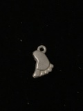 Baby Foot Sterling Silver Charm Pendant