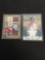 2 Card Lot of Baseball Jersey Relic Cards from Collection - Josh Womack & John Kruk