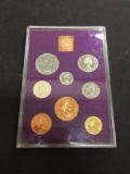 1970 Royal Mint Great Britain Proof Coin Set in Display Holder
