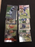 10 Card Lot of 1999 Edgerrin James Colts Rookie Cards - NEW HALL OF FAMER!