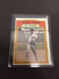 1972 Topps #300 Hank Aaron Braves In Action Vintage Baseball Card