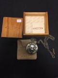 Rare Relic Pocket Watch in Original Wood Box