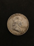 1954 United States Franklin Half Dollar - 90% Silver Coin
