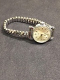 Vintage GS Timex Silver Tone Watch