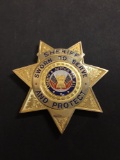 Large Sheriff Emblem Badge - Screws onto Car/Wall