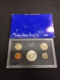 United States Mint 1968 Proof Set - 40% Silver Half Dollar