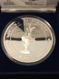 5 Ounce .999 Fine Silver Samoa $25 Proof Silver Bullion Round Coin