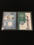 2 Card Lot of Baseball Jersey Relic Cards from Collection - Adrian Beltre & Shawn Green