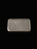 1 Ounce .999 Fine Silver Poured Silver Bar A-Mark Bullion Bar - Really Cool
