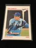 Signed 1991 Impel Bob Hamelin Royals Autographed Baseball Card