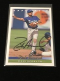 Signed 1993 Upper Deck Rich Amaral Mariners Autographed Baseball Card
