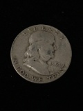 1951-S United States Franklin Silver Half Dollar - 90% Silver Coin from Estate