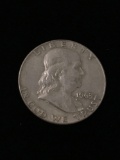1963-D United States Franklin Silver Half Dollar - 90% Silver Coin from Estate