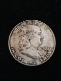 1950-D United States Franklin Silver Half Dollar - 90% Silver Coin from Estate