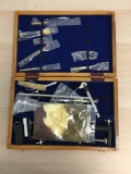 Fly Fishing Tie Kit in Wood Box from Estate