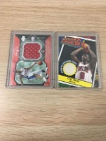 2 Card Lot of Basketball Jersey Relic Cards from Collection - Luol Deng & Shaun Livingston