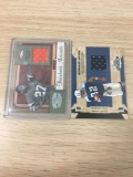 2 Card Lot of Football Jersey Relic Cards from Collection - Maurice Clarett & Pacman Jones