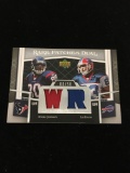 2007 UD Premier Rare Patches Dual Andre Johnson & Lee Evans Football Jersey Card /50