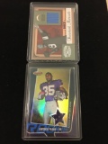 2 Card Lot of Football Jersey Relic Cards from Collection - Vincent Jackson & Ciatrick Fason
