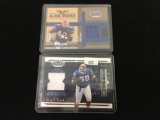 2 Card Lot of Football Jersey Relic Cards from Collection - Mike Williams & Jevon Kearse