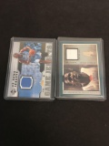 2 Card Lot of Basketball Jersey Relic Cards from Collection - Michael Finley & Nene