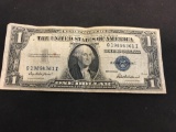 1935-F United States $1 Washington Silver Certificate Bill Currency Note