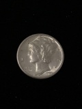 NICE 1944-D United States Mercury Dime - 90% Silver Coin